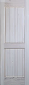 杉無垢ドア2パネルタイプ水性塗料ナチュラルホワイト