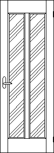 ガラスC型ドア